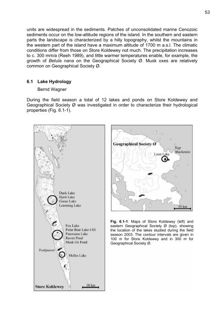 the Expedition ARKTIS-XIX/4 of the research vessel POLARSTERN ...