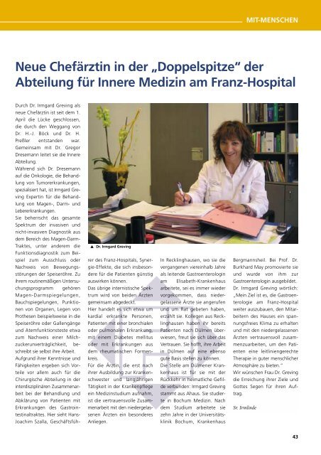 Barmherzigkeit - Misericordia GmbH Krankenhausträgergesellschaft