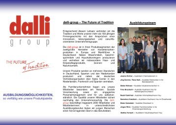 Info Ausbildung - Dalli Group