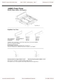 Jabo massive Free Flow Betten ohne Schubladen - Niehoff