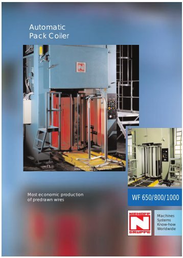 Automatic Pack Coiler WF 650/800/1000 - Maschinenfabrik Niehoff ...