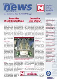 Innovative wire plating - Maschinenfabrik NIEHOFF