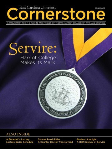 Harriot College Makes its Mark - East Carolina University