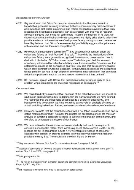 Pay TV phase three document - Stakeholders - Ofcom