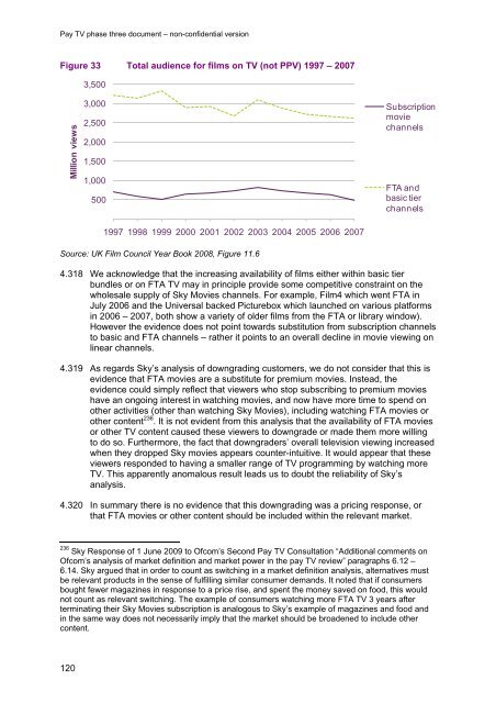 Pay TV phase three document - Stakeholders - Ofcom