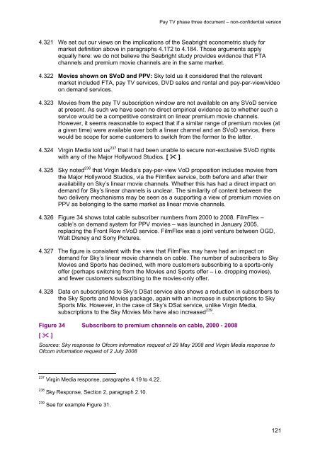 Pay TV phase three document - Stakeholders - Ofcom