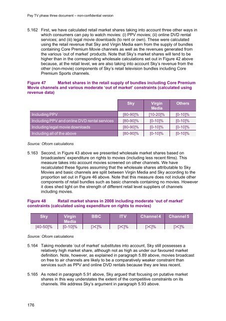 Pay TV phase three document - Stakeholders - Ofcom