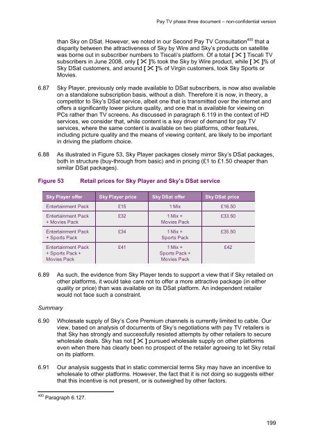 Pay TV phase three document - Stakeholders - Ofcom