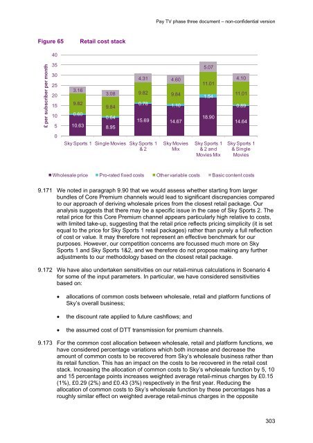 Pay TV phase three document - Stakeholders - Ofcom