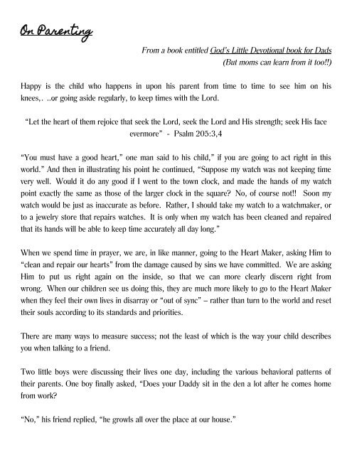 “If I could hear Christ praying for me in the next room, I would not ...