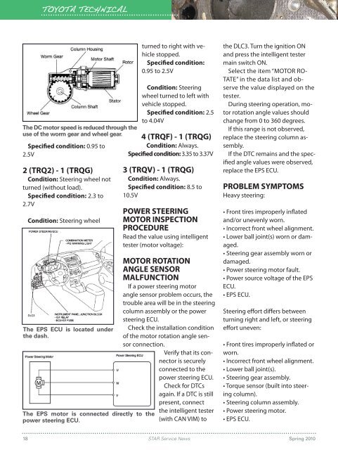 STAR Service News Missed an issue? - Toyota Parts & Service