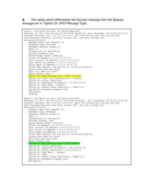 Wireshark Lab Solution: DHCP