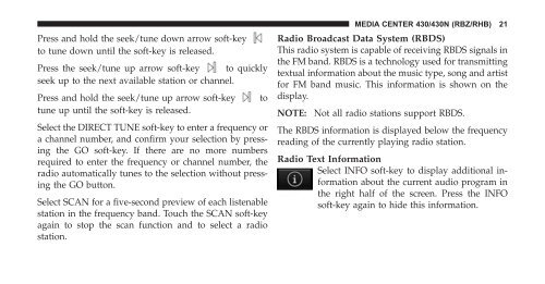 2011 RBZ/RHB Multimedia User's Manual - SPX