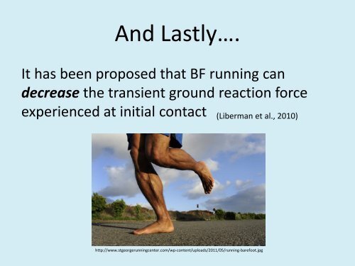 Barefoot vs. Shod Running - Physical Therapy and Rehabilitation ...