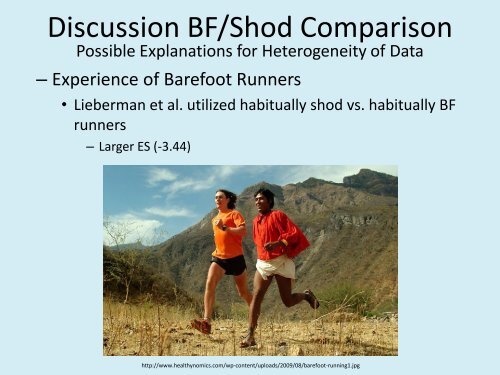 Barefoot vs. Shod Running - Physical Therapy and Rehabilitation ...