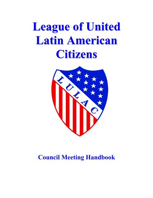 LULAC Council Handbook