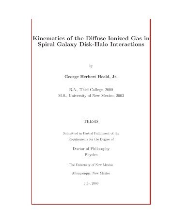 Kinematics of the Diffuse Ionized Gas in Spiral Galaxy Disk ... - astron