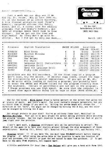 Chromasette - 8303 - March 1983.pdf - TRS-80 Color Computer ...