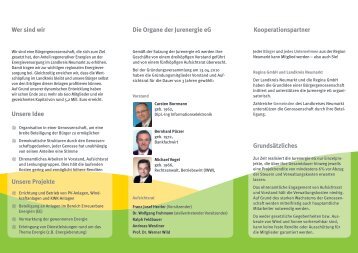 Flyer Jurenergie eG