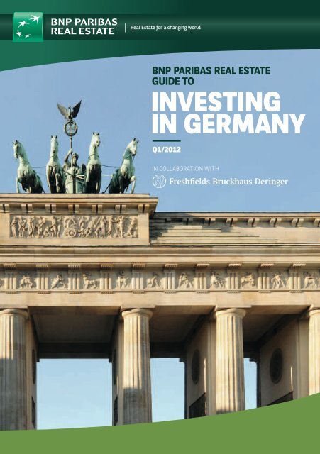 InVEStInG In GErMany - BNP Paribas Real Estate