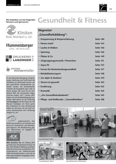 Programmheft - Volkshochschule Mühldorf a. Inn