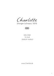 WELCOME TO OUR JEWELRY WORLD www.Charlotte.de