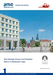 Das Zwinger-Forum am Postplatz Büros in allerbester Lage