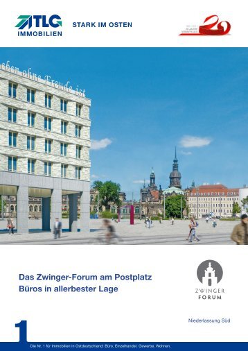 Das Zwinger-Forum am Postplatz Büros in allerbester Lage