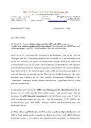 NEUMAYER & WALTER Rechtsanwälte - Anlegerschutzverein