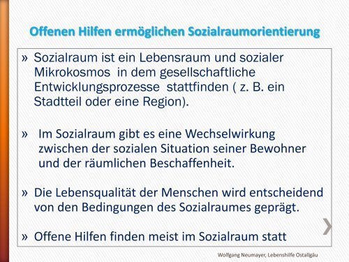 Wolfgang Neumayer Lebenshilfe Ostallgäu - Bildungswerk Irsee