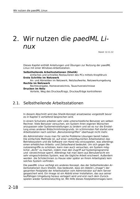 Basiskurs paedML® Linux - Lehrerfortbildungsserver Baden ...