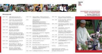 Internationales und interkulturelles Kultur- und Begegnungsfest