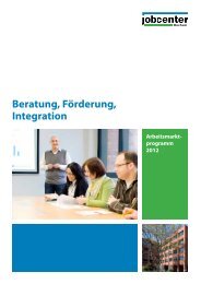 Arbeitsmarktprogramm 2012 - Jobcenter Bochum