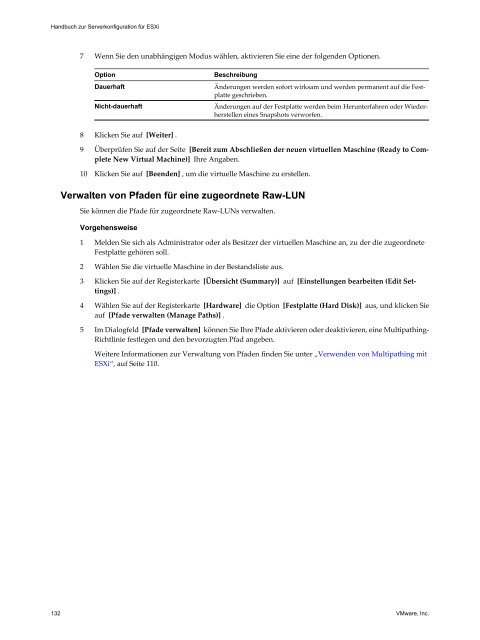Handbuch zur Serverkonfiguration für ESXi - VMware