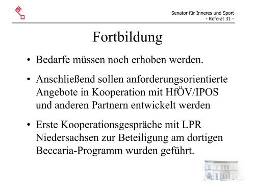 Uwe Hoffmann - Kooperationsstelle Kriminalprävention Bremen