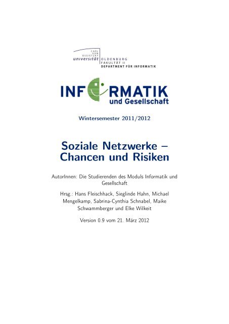 Soziale Netzwerke – Chancen und Risiken