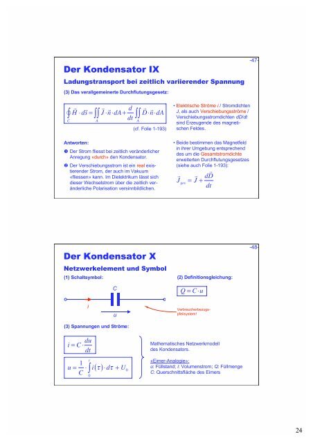 Grundlagen der Elektrotechnik 2 (GET 2) - Allgemeine und ...