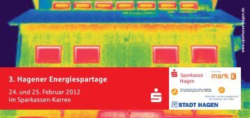 3. Hagener Energiespartage - Sparkasse Hagen