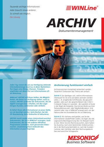ARCHIV Dokumentenmanagement - Brehmer Software GmbH