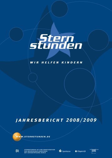 jahresbericht 2008/2009 - Sternstunden eV