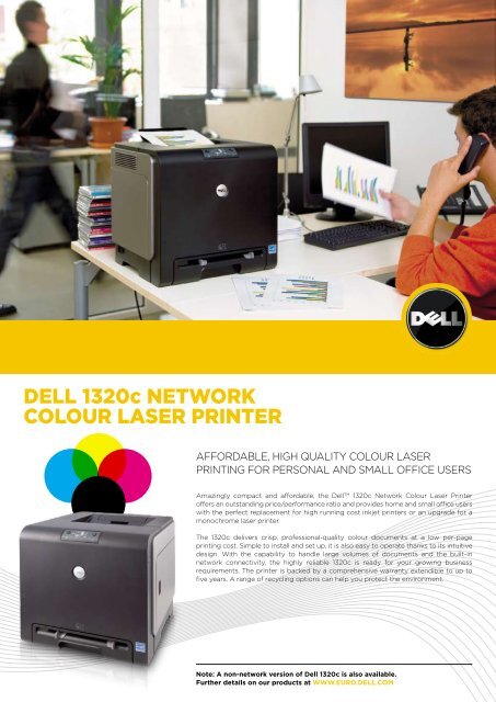 Download PDF Dell 1320c Network Colour Laser PriNter
