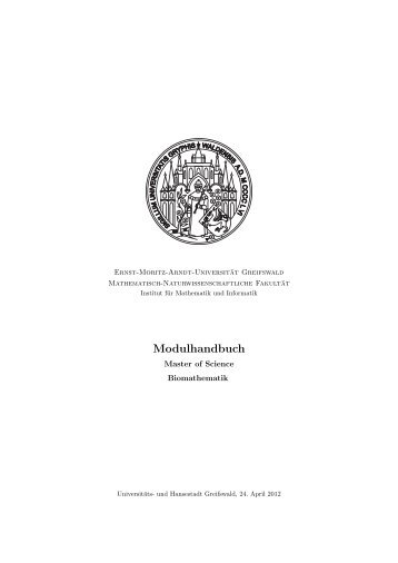 Modulhandbuch - am Institut für Mathematik und Informatik - Ernst ...