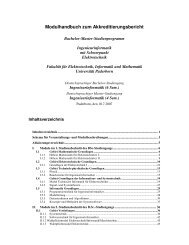 Modulhandbuch Ingenieurinformatik - Institut für Elektrotechnik und ...