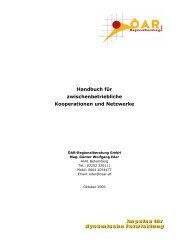Handbuch für zwischenbetriebliche Kooperationen und Netzwerke