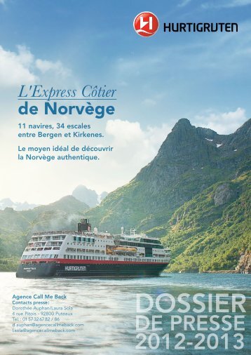 Téléchargez La nouvelle brochure Norvège de Hurtigruten - Norvege