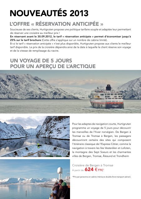 Téléchargez La nouvelle brochure Norvège de Hurtigruten - Norvege