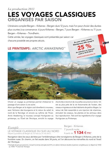 Téléchargez La nouvelle brochure Norvège de Hurtigruten - Norvege