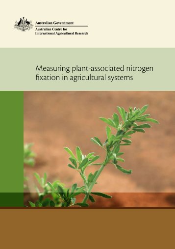 Measuring plant-associated nitrogen fixation in agricultural systems