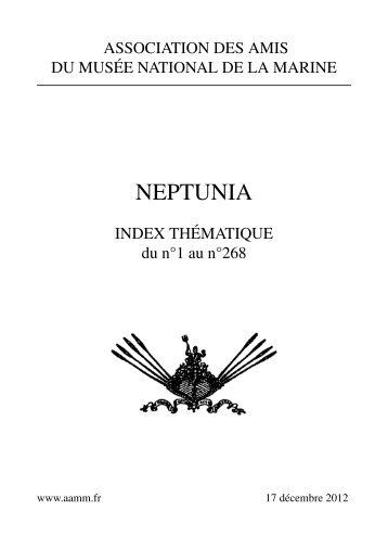 Télécharger l'index thématique de Neptunia. - AAMM