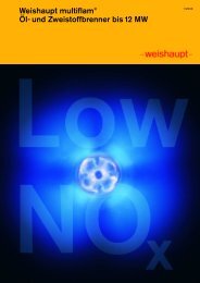 Weishaupt multiflam® Öl- und Zweistoffbrenner bis 12 MW